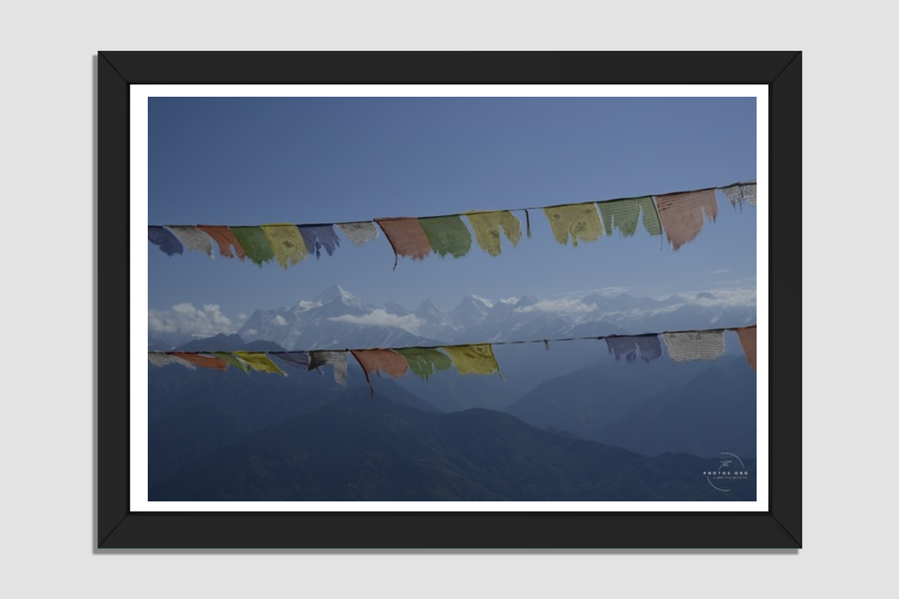 Prayers in the Wind: High Mountain Serenity