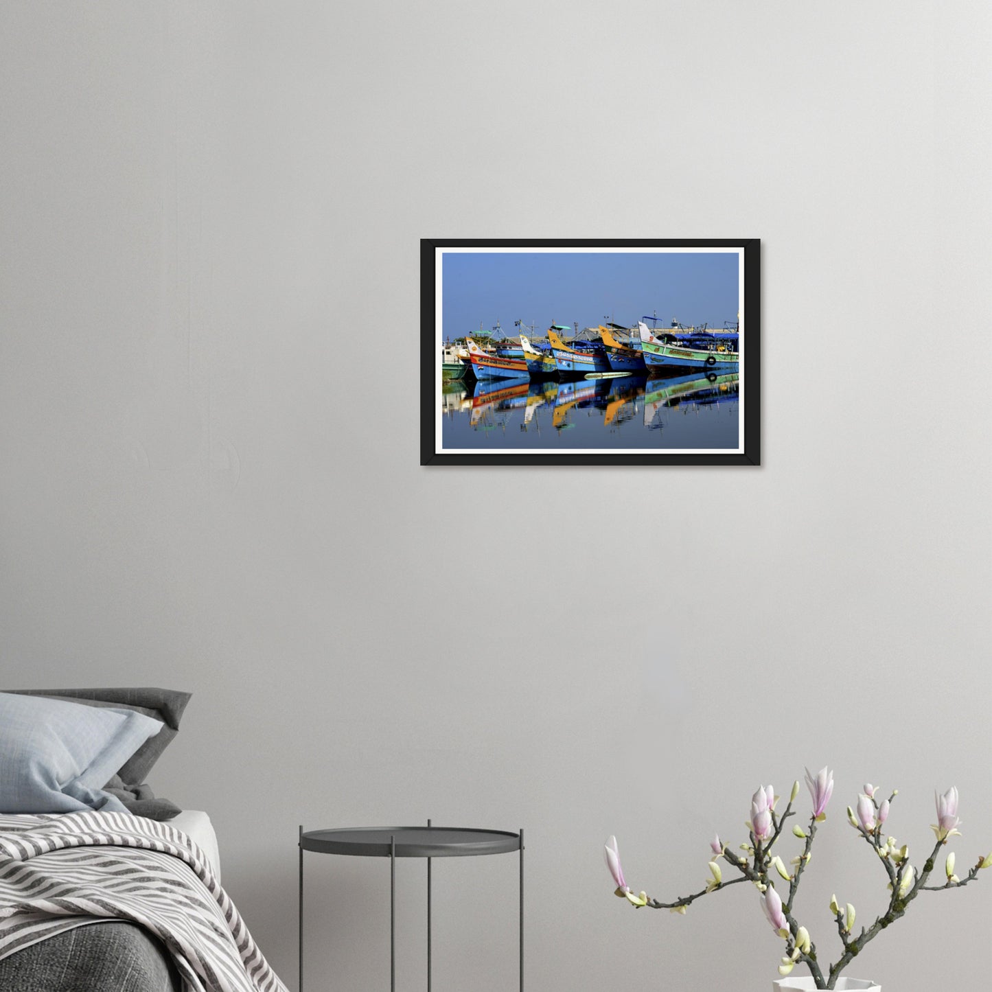 Pondi's Palette: Reflections of a Coastal Haven