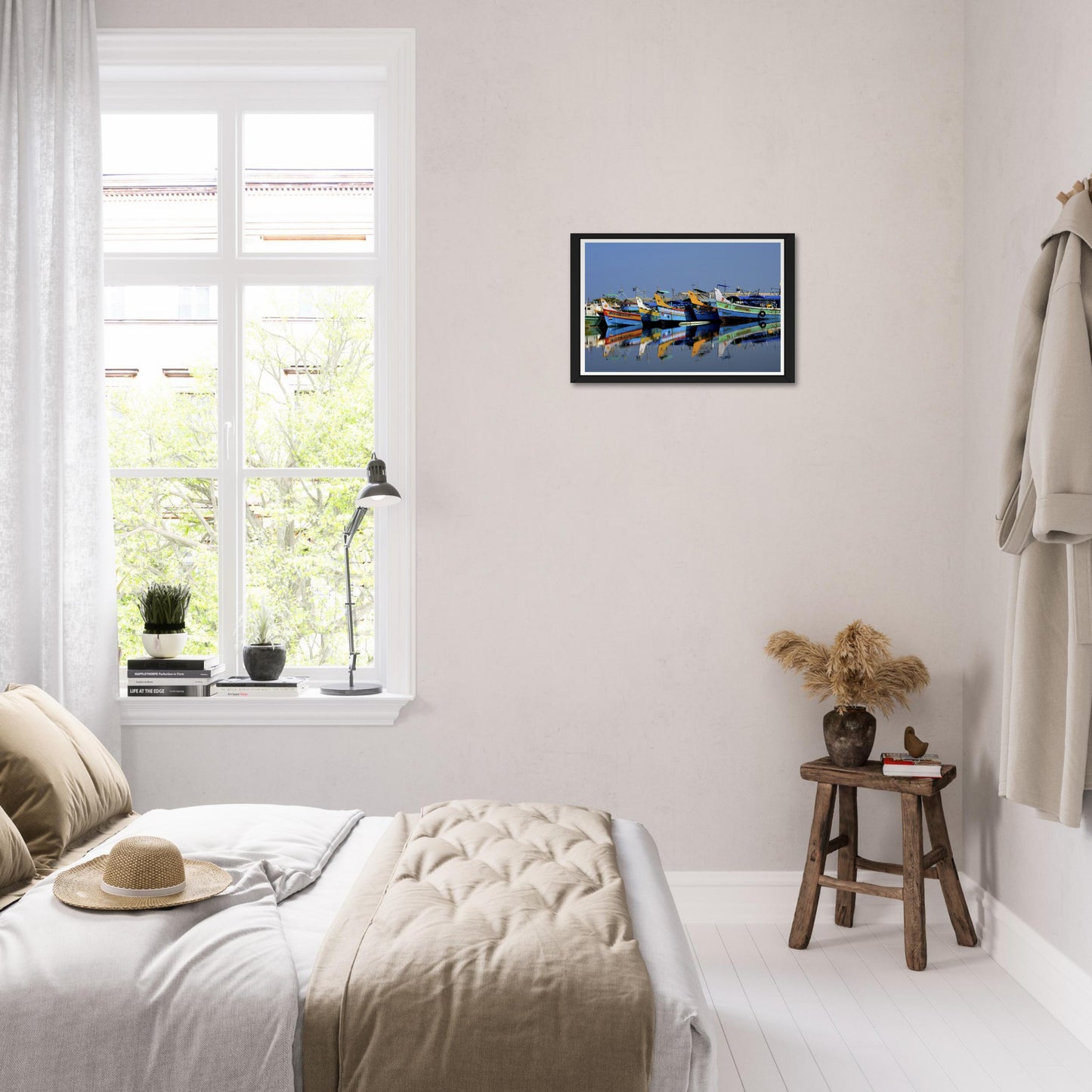 Pondi's Palette: Reflections of a Coastal Haven
