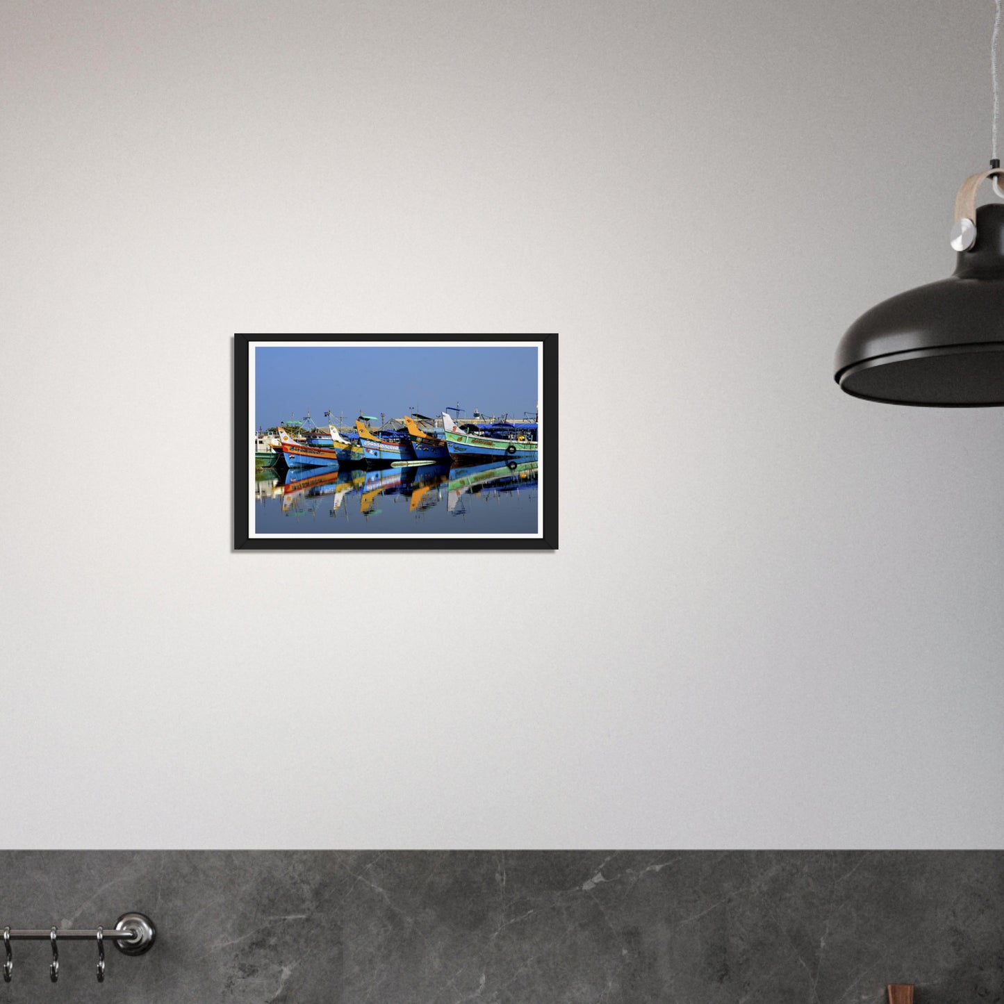 Pondi's Palette: Reflections of a Coastal Haven