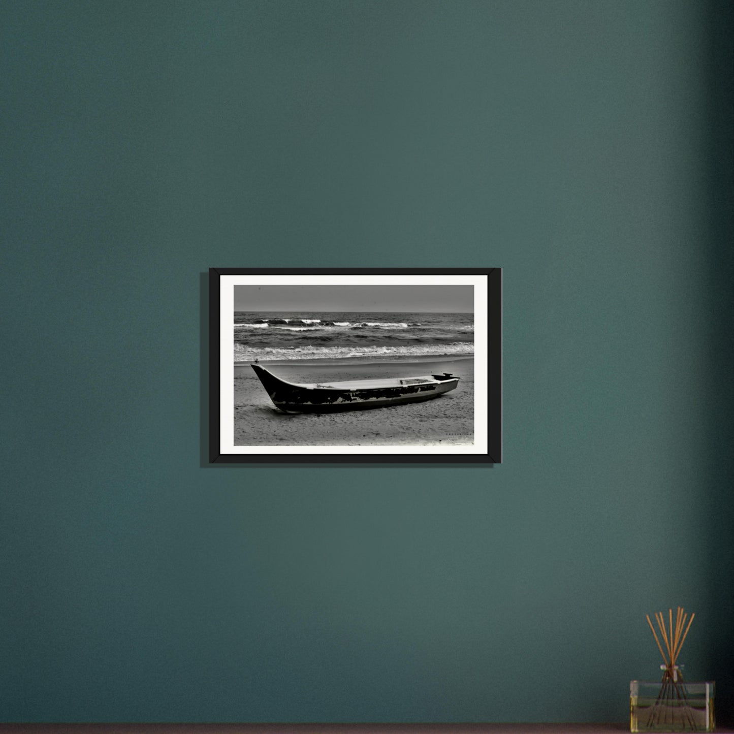 Shoreline Solitude: A Monochrome Meditation