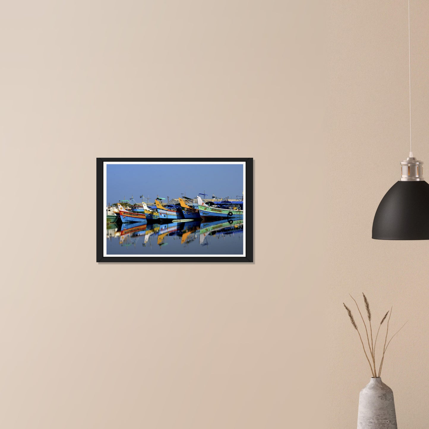 Pondi's Palette: Reflections of a Coastal Haven