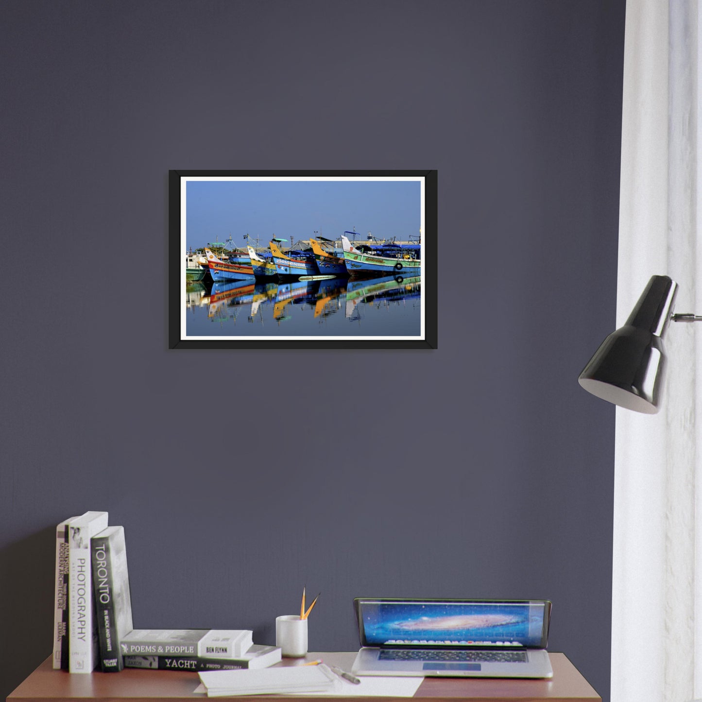 Pondi's Palette: Reflections of a Coastal Haven