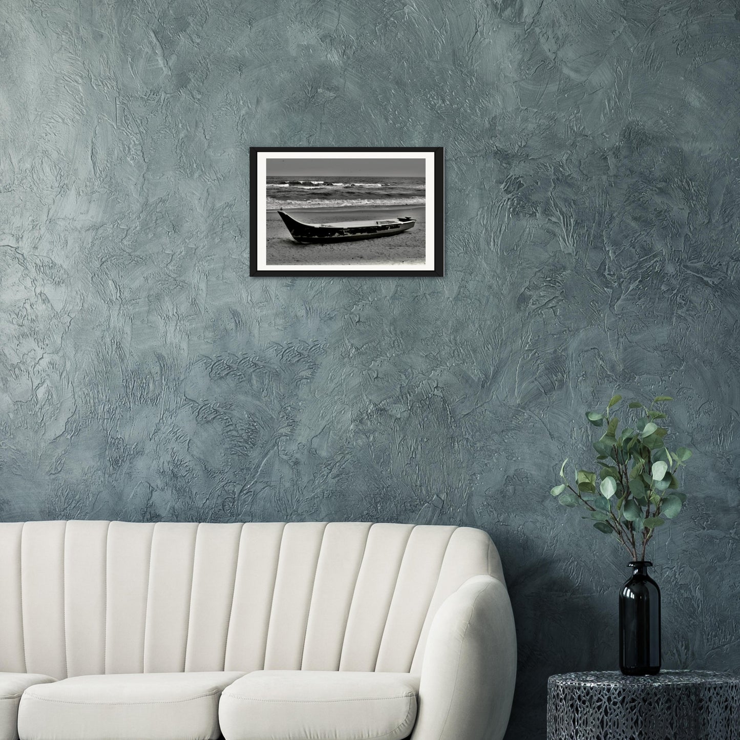 Shoreline Solitude: A Monochrome Meditation