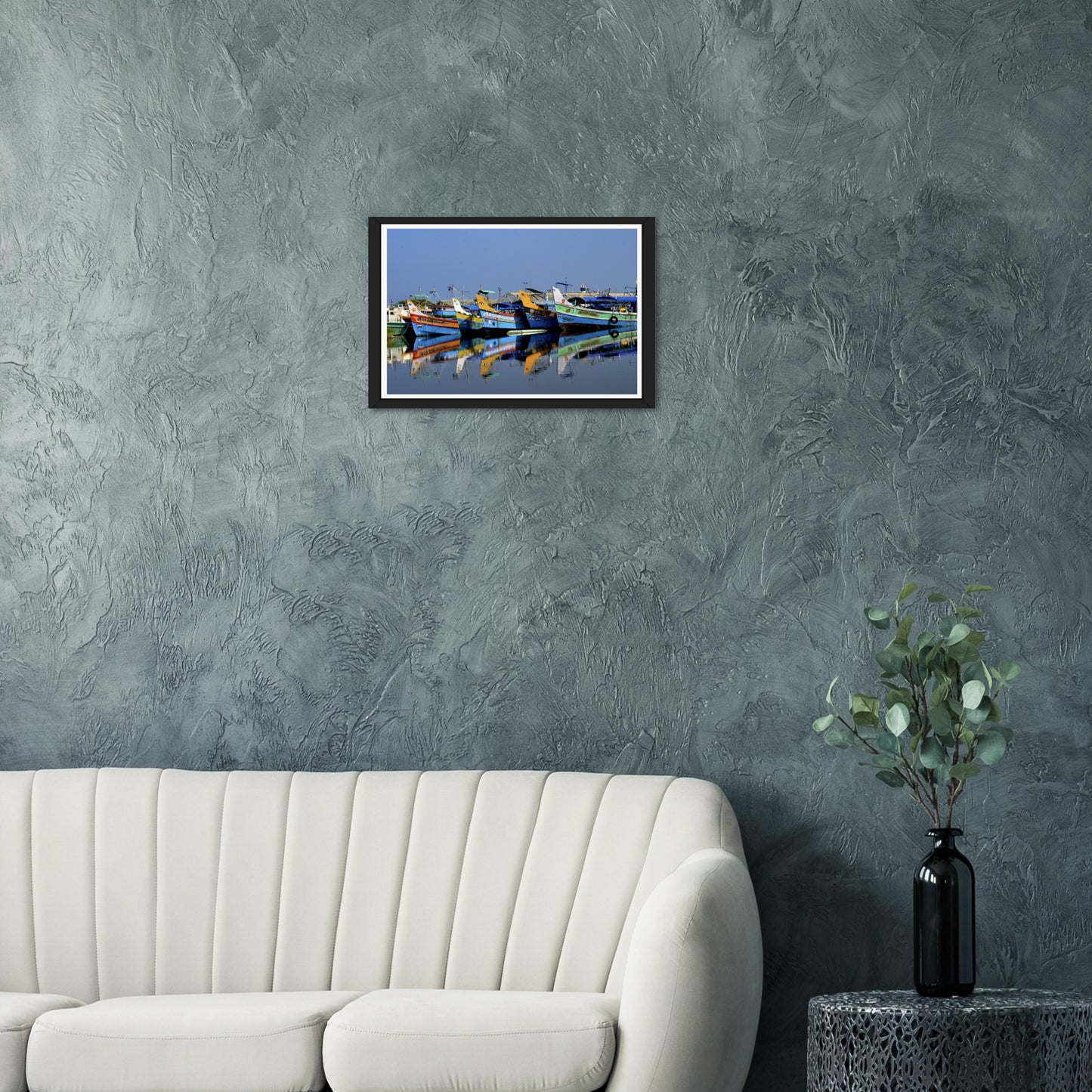 Pondi's Palette: Reflections of a Coastal Haven