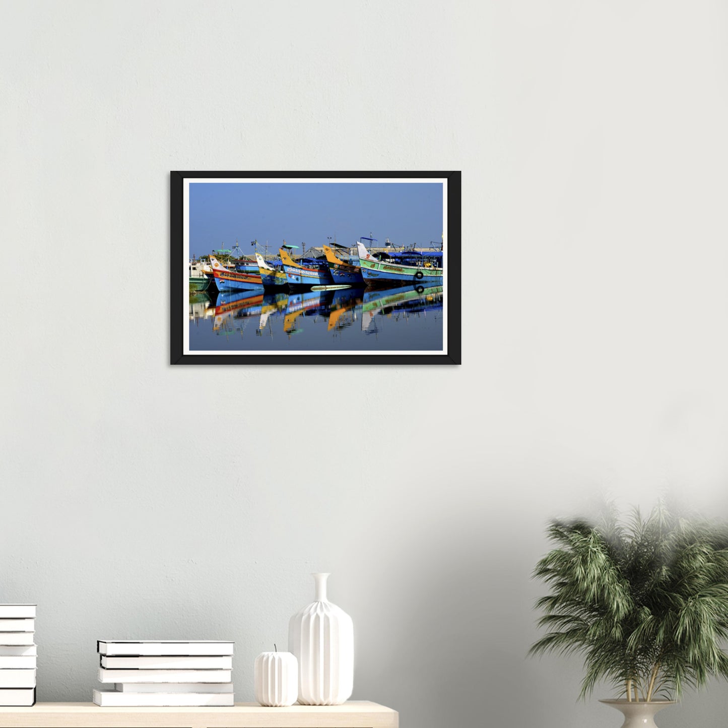 Pondi's Palette: Reflections of a Coastal Haven