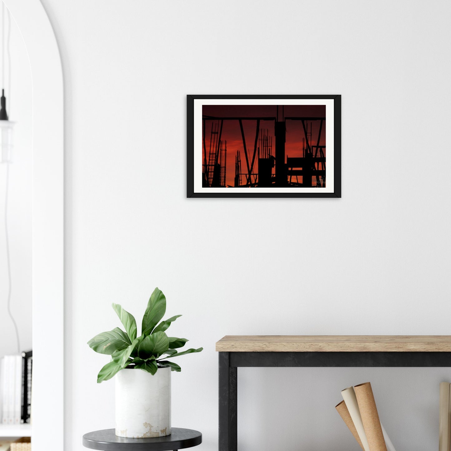 Crimson Dreams: Silhouettes of Tomorrow