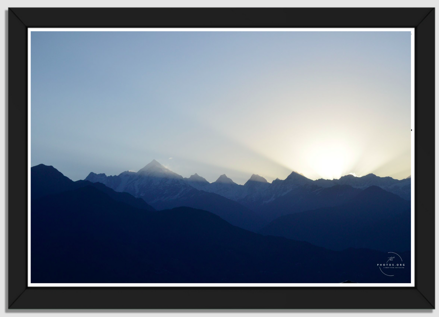 Himalayan Dawn: Silhouettes of Serenity