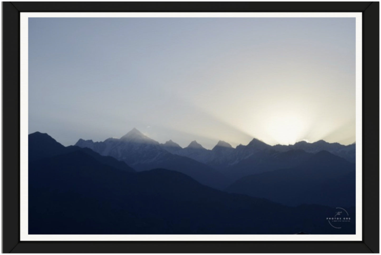 Himalayan Dawn: Silhouettes of Serenity